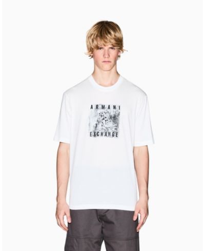 Мужская футболка A|X Armani Exchange Grid Box Splatter Graphic