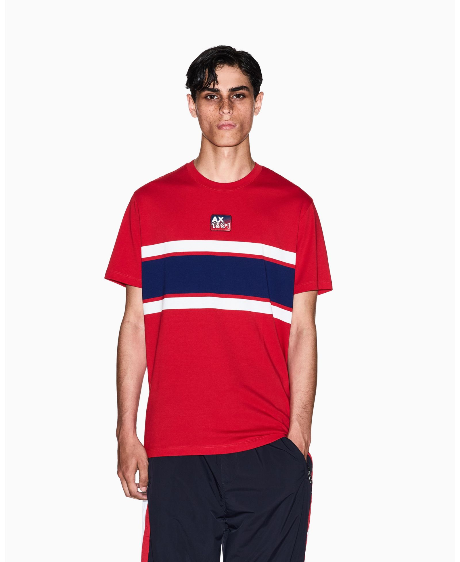 A|X Armani Exchange Men's Color Block Logo T-Shirt
