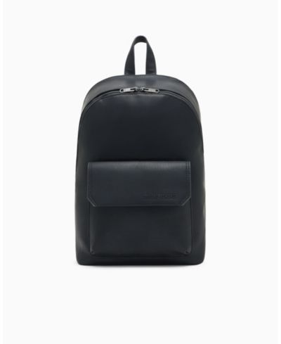 A|X Armani Exchange Men's Faux-Leather with Lettering Backpack