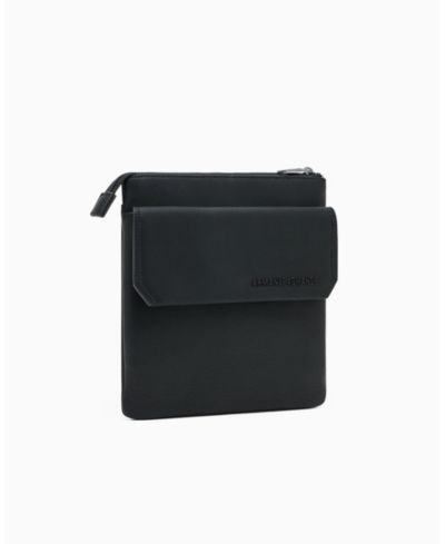 A|X Armani Exchange Men's Faux-Leather Crossbody Bag