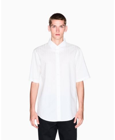 Мужская рубашка A|X Armani Exchange из хлопка жаккард с логотипом