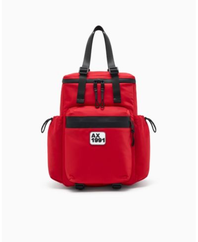 A|X Armani Exchange Men's Nylon with Top Handles Backpack