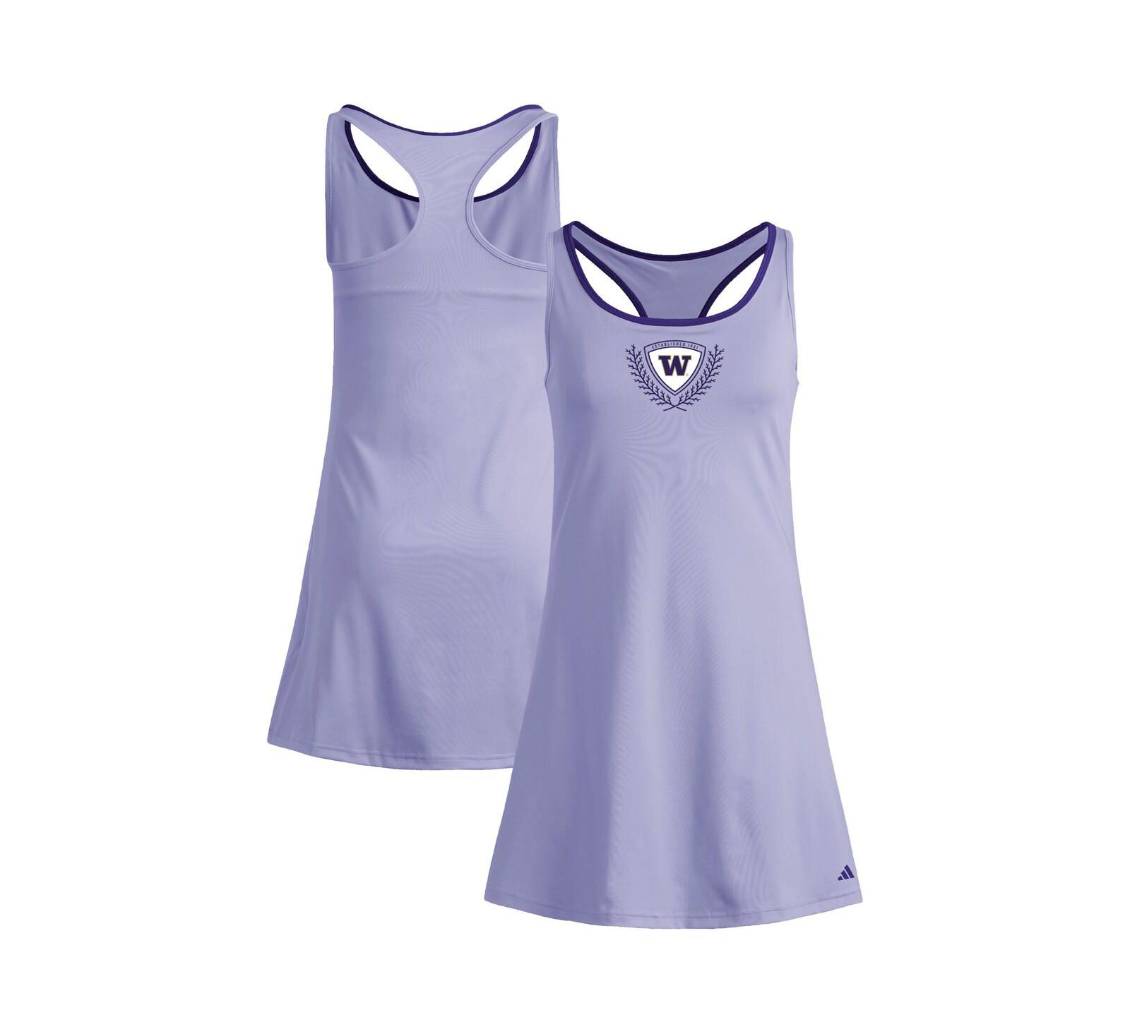 Женская юбка-шорты adidas Purple Washington Huskies Spring Fling Active Racerback Skort Dress