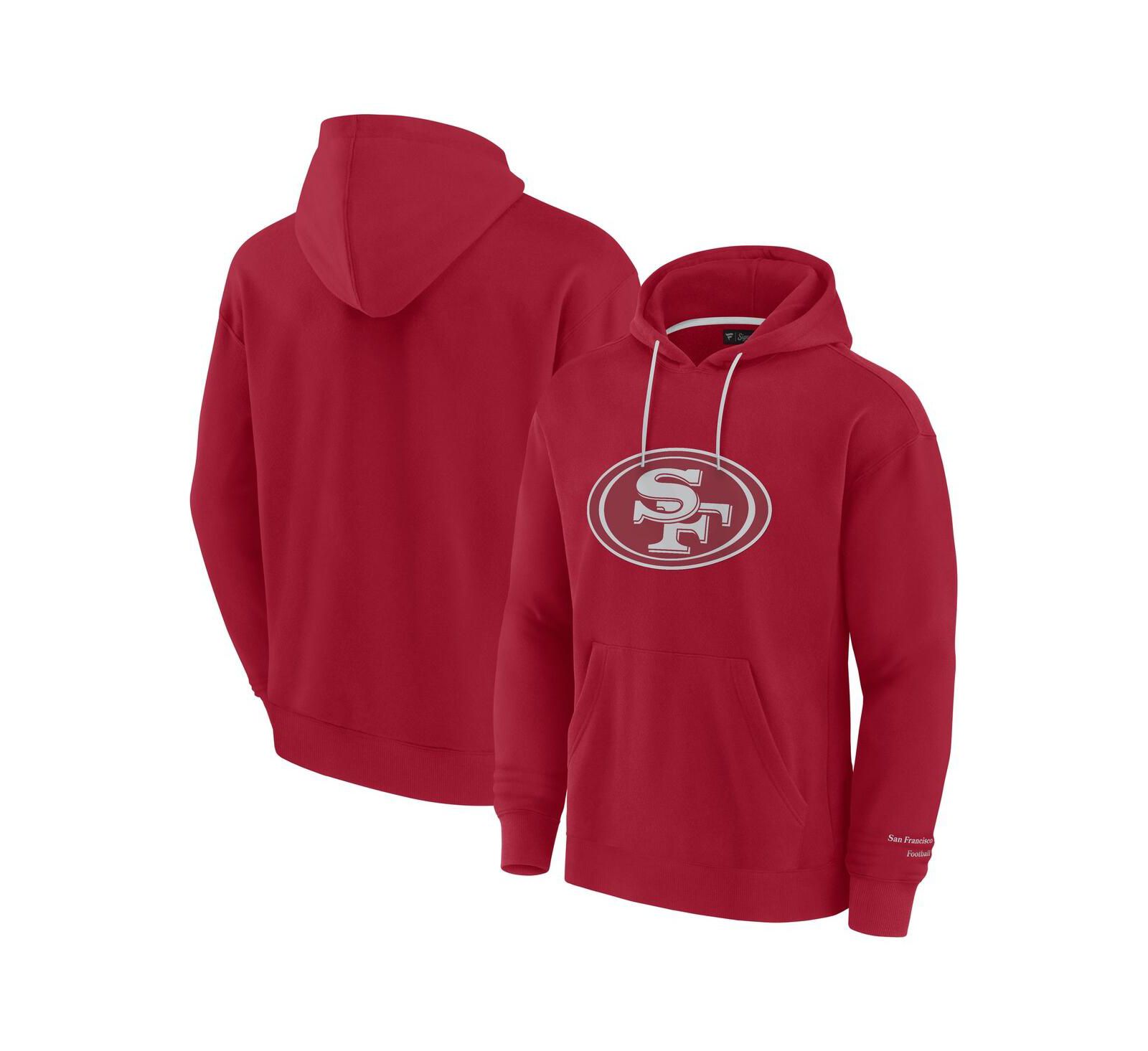 Мужское худи Fanatics Scarlet San Francisco 49ers Elements Pace Pullover Hoodie