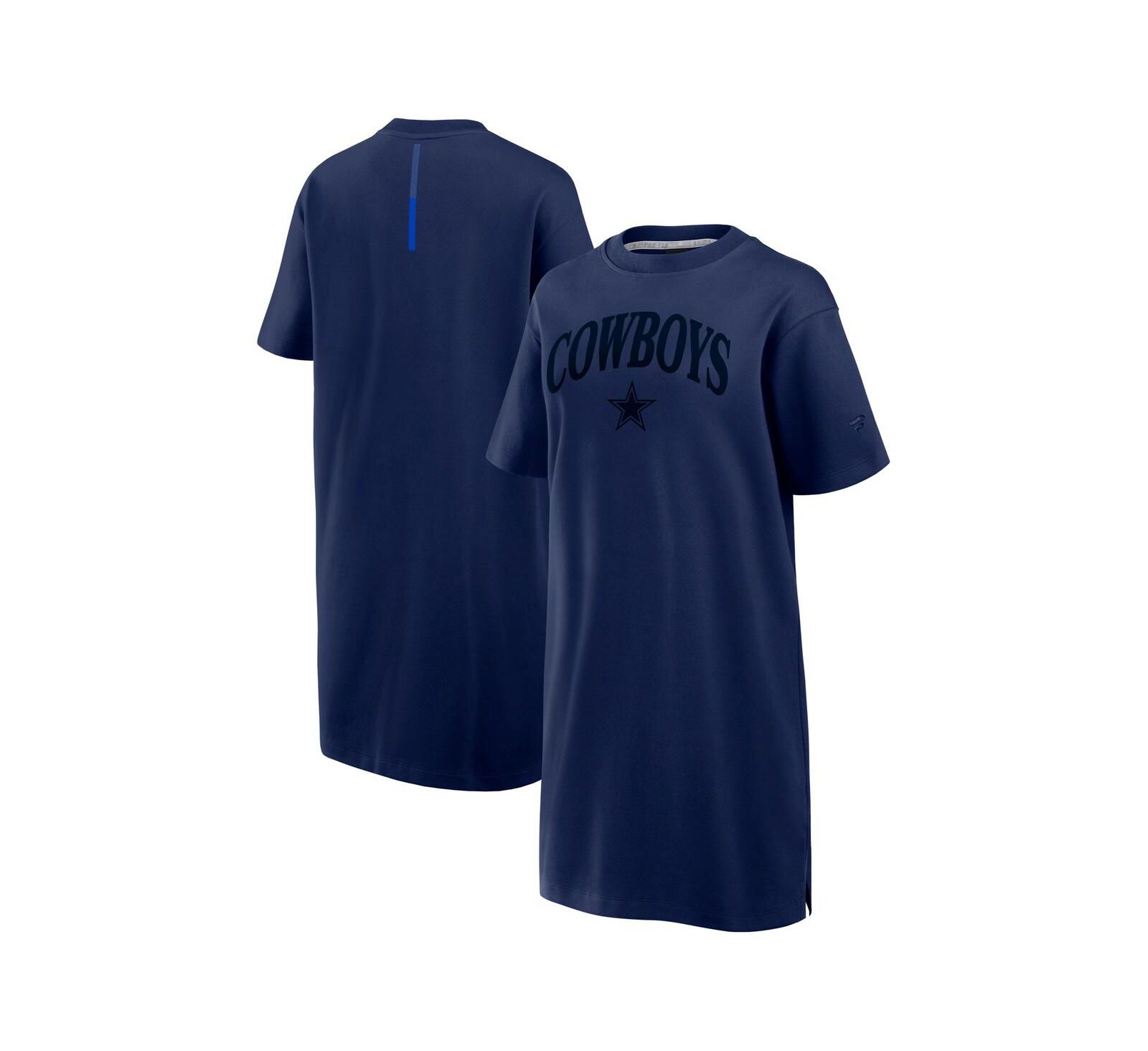 Женское платье Fanatics Navy Dallas Cowboys Elements Go Tri-Blend