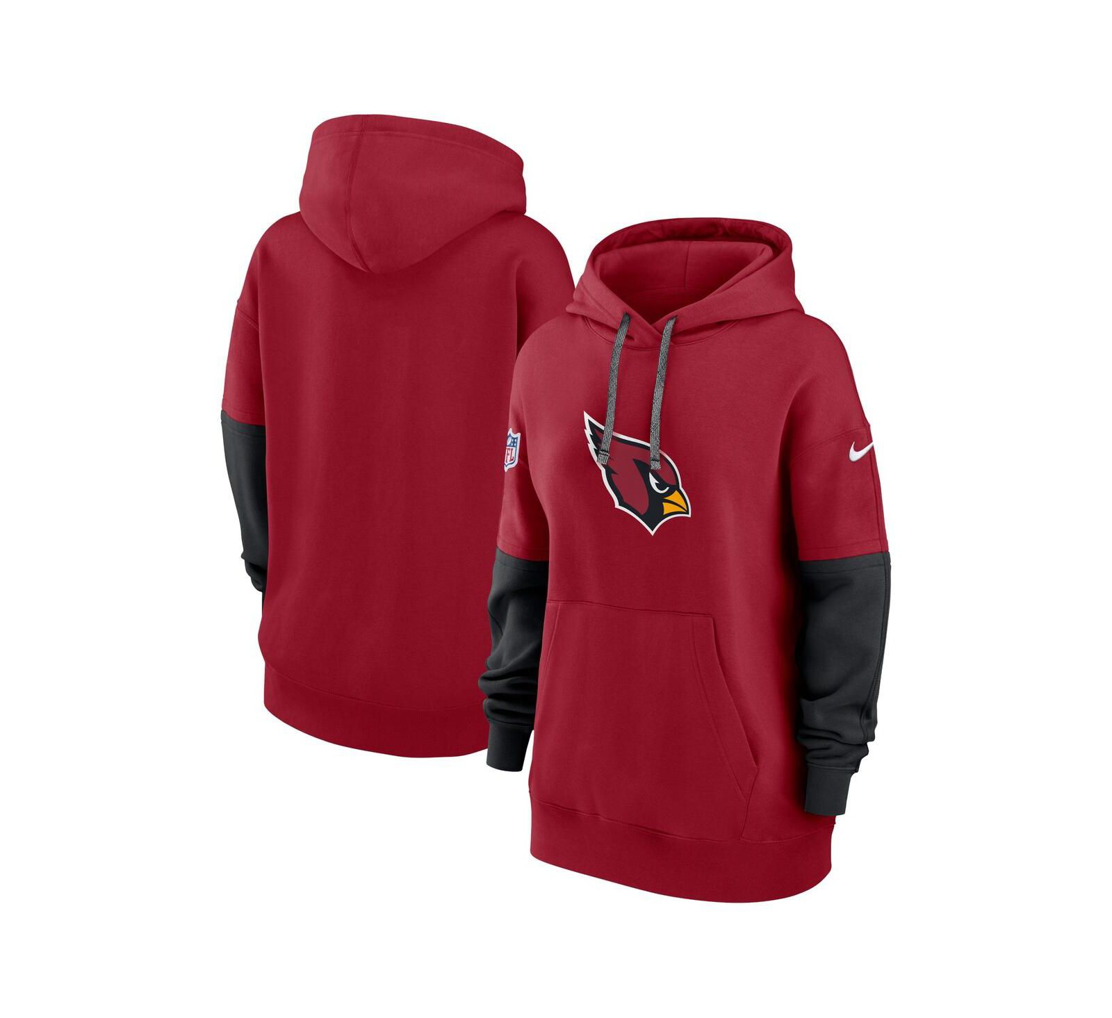 Nike женский худи с начёпом Cardinal Arizona Cardinals 2024 Sideline Essential
