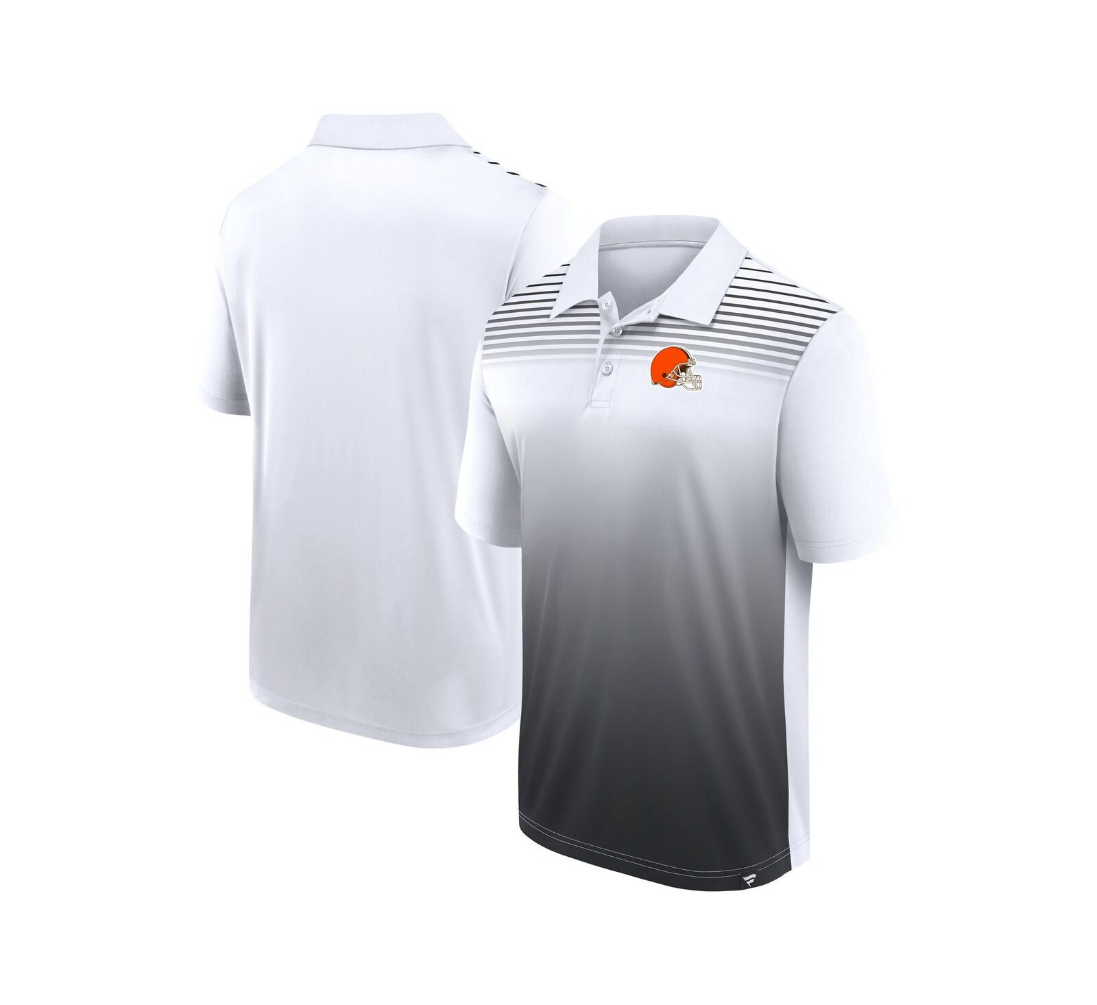 Logo Athletic Мужская белая рубашка-поло Cleveland Browns Sandlot Game