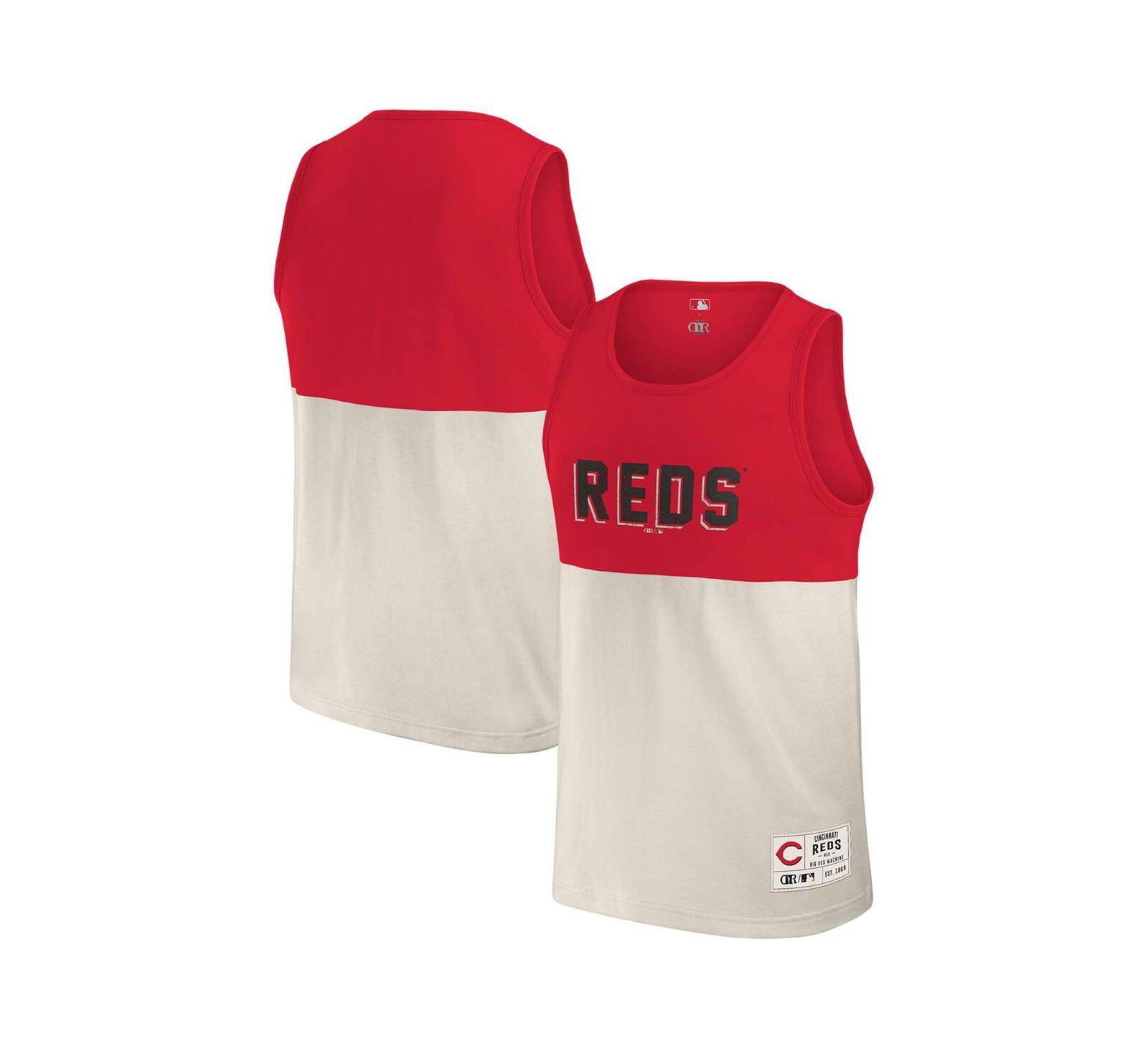 Darius Rucker Collection by Fanatics Мужской майка Cincinnati Reds Color Block Red