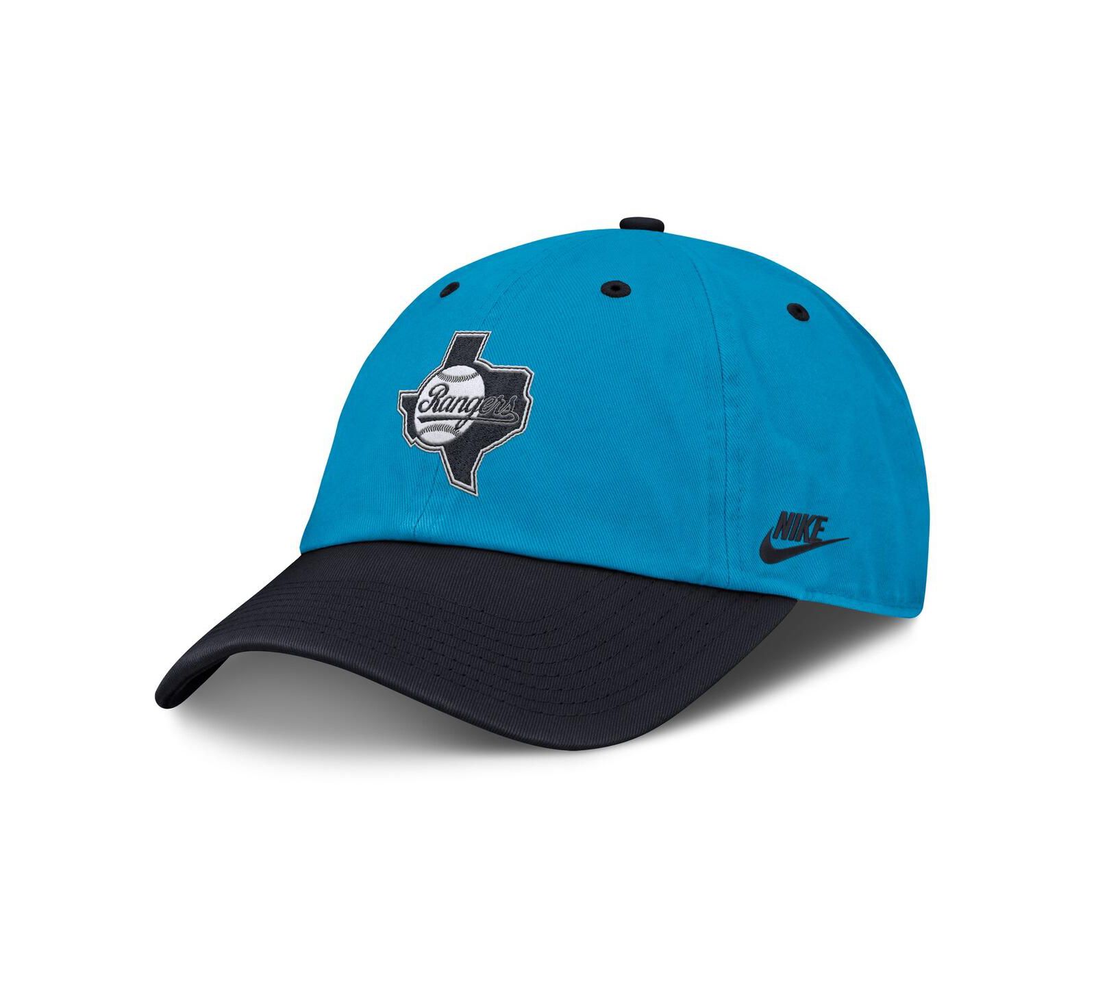 Nike Men's Blue/Navy Texas Rangers Neon 90s Club Adjustable Hat