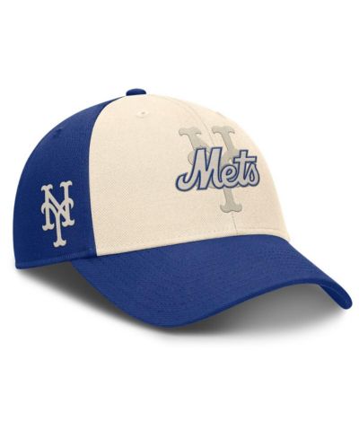 Nike Мужская кепка New York Mets Statement Club Performance Adjustable Royal/Natural