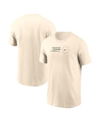 Nike Men's Natural Houston Astros Pinwheel Lockup T-Shirt
