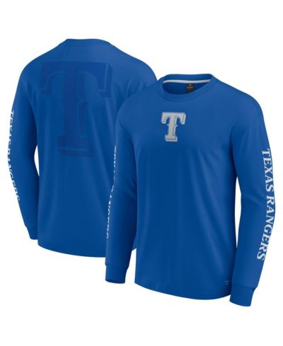 Fanatics Мужская футболка с длинным рукавом Texas Rangers Elements Strive Royal