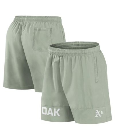 Мужские плавательные шорты Fanatics Green Oakland Athletics Elements