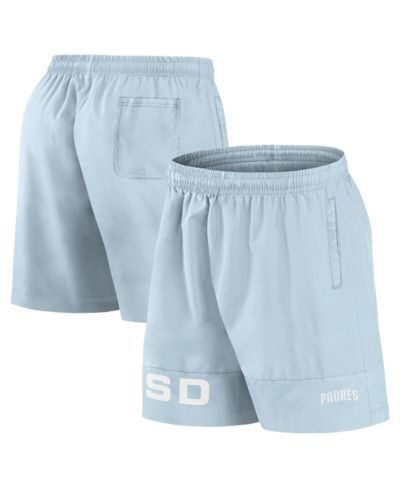 Fanatics Мужские плавательные шорты San Diego Padres Elements светло-голубого цвета