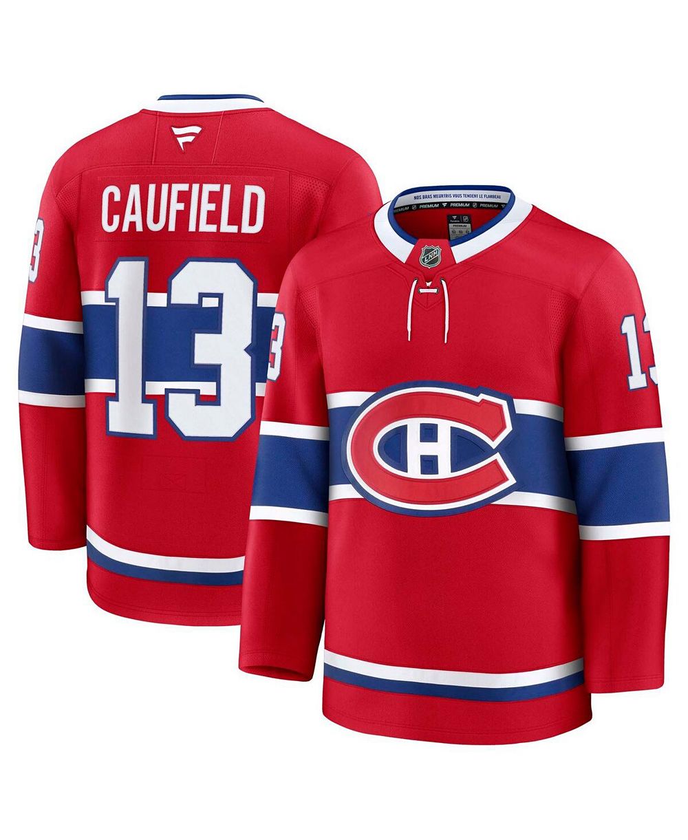 Мужская джерси Fanatics Men's Cole Caufield Red Montreal Canadiens Home Premium