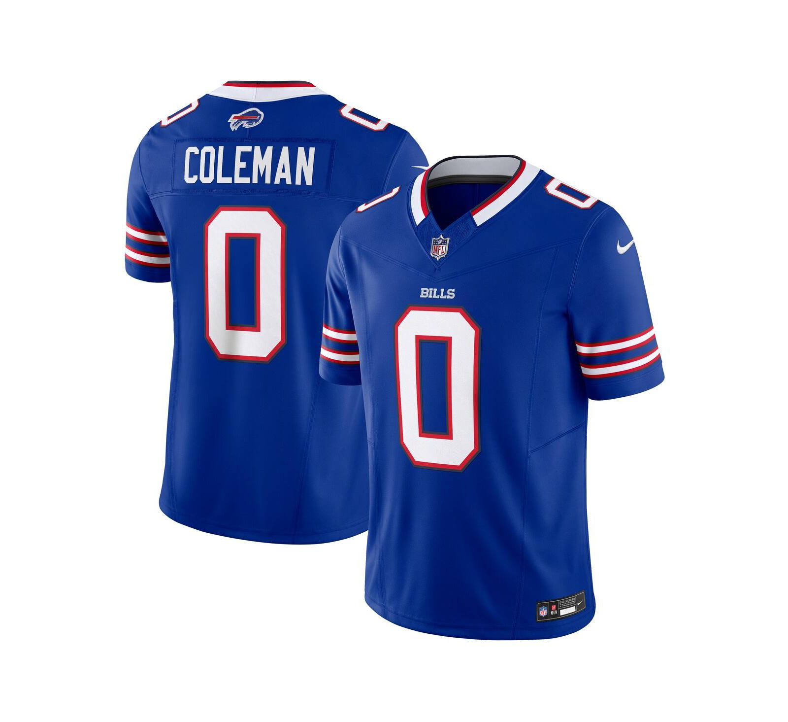Мужская джерси Nike Keon Coleman Royal Buffalo Bills Team Vapor F.U.S.E. Limited