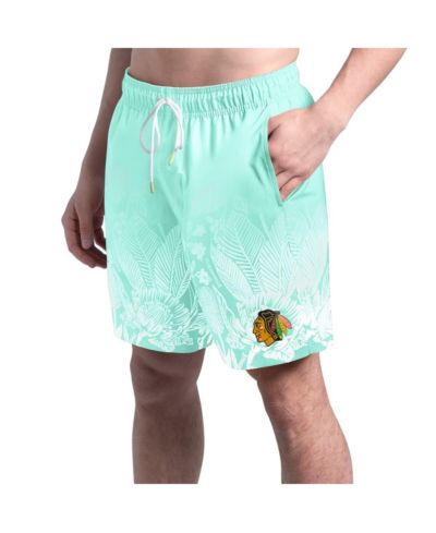 Мужские плавательные шорты Margaritaville Mint Chicago Blackhawks Lagoon Fiesta