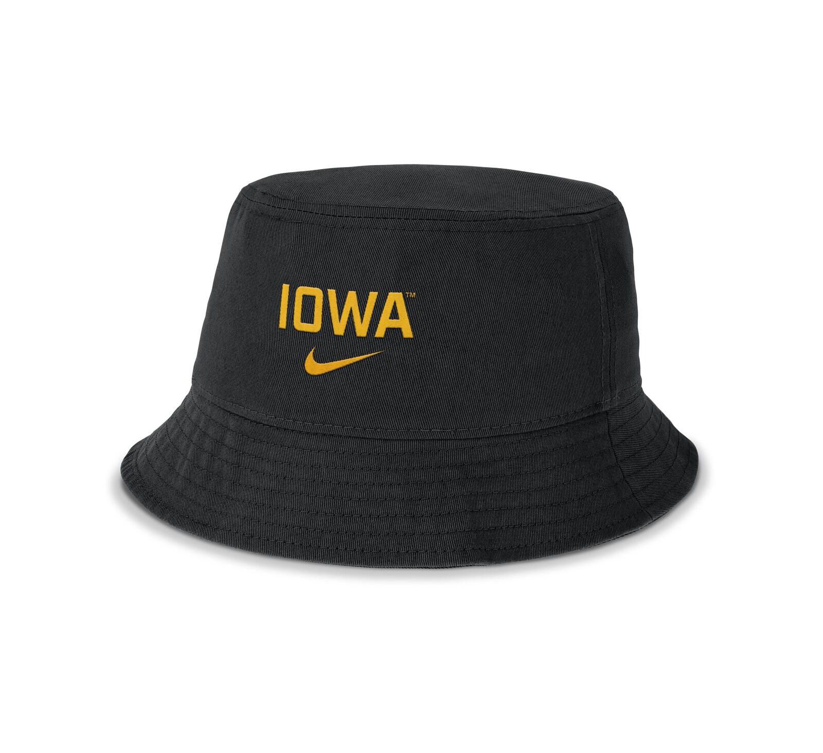 Nike Men's Black Iowa Hawkeyes Apex Primetime Bucket Hat