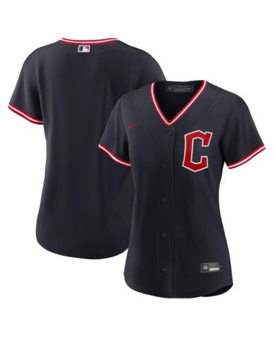 Женская джерси Nike Cleveland Guardians Alternate Replica темно-синего цвета