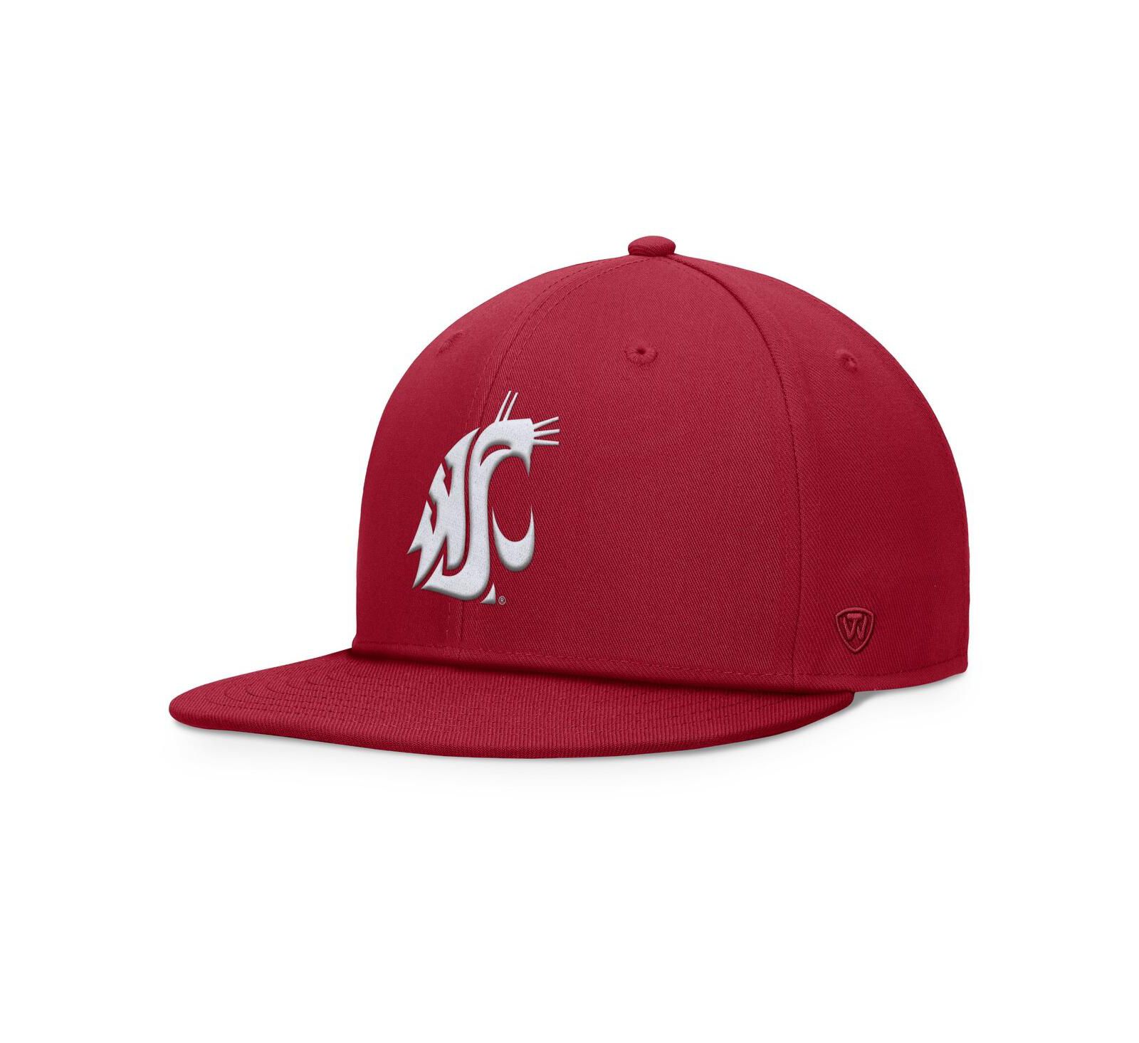 Мужская кепка Top of the World Crimson Washington State Cougars Snapback