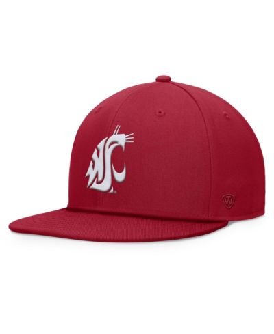 Мужская кепка Top of the World Crimson Washington State Cougars Snapback