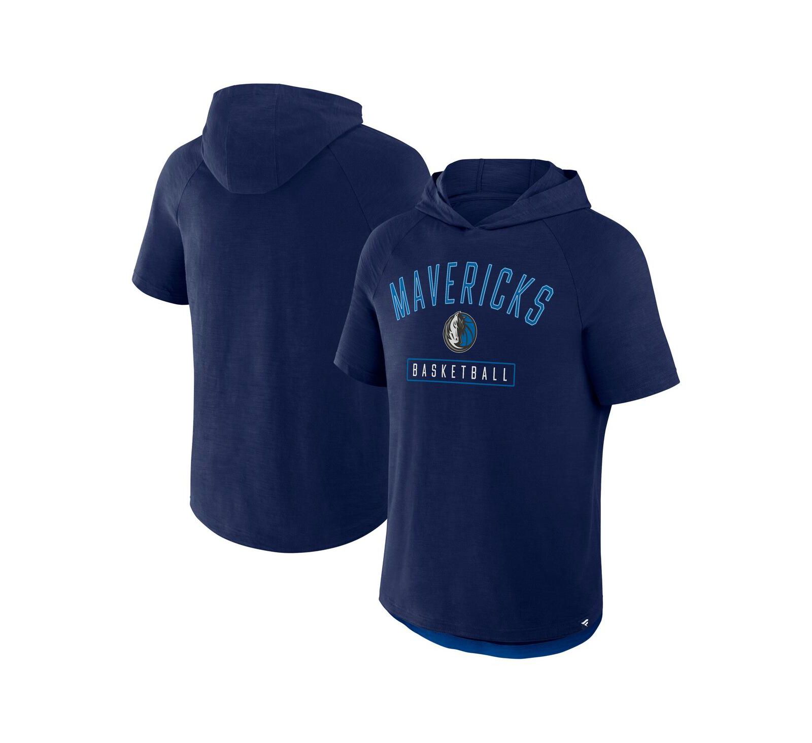 Fanatics Мужской свитшот-худи Raglan Dallas Mavericks Pass Legend, темно-синий