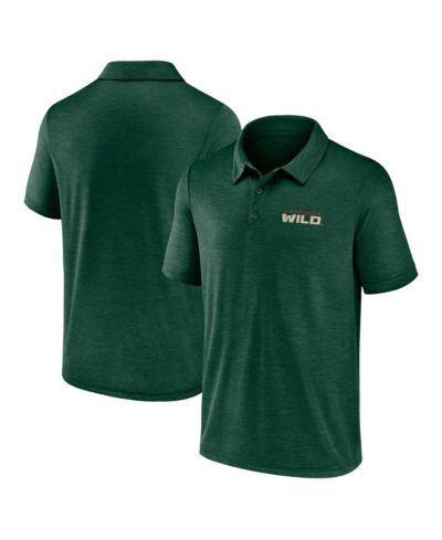 Мужская поло-рубашка Logo Athletic Green Minnesota Wild Unstoppable