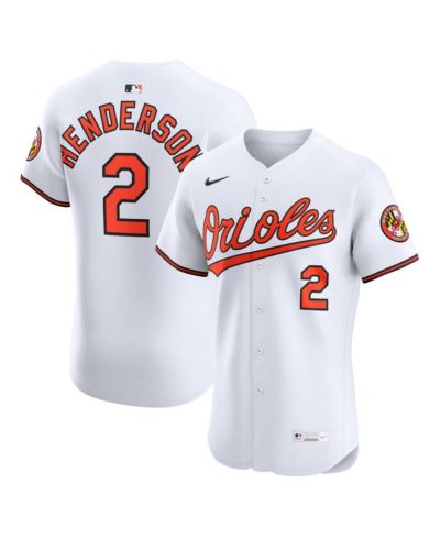 Nike Men's Gunnar Henderson White Baltimore Orioles Home Elite Jersey