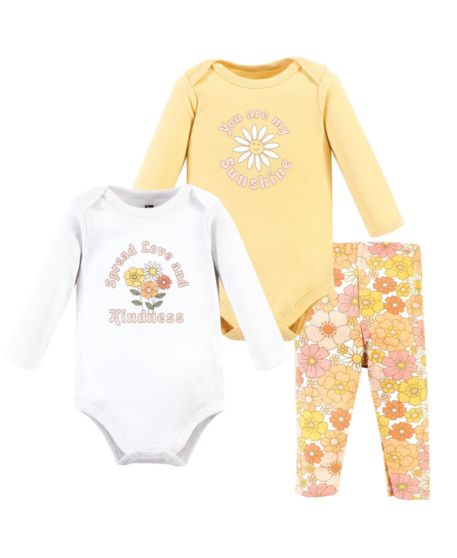 Набор для девочек Hudson Baby: хлопковый боди и брюки Hudson Cotton