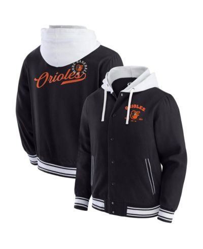 Мужская куртка Fanatics Black Baltimore Orioles Full-Snap Hooded