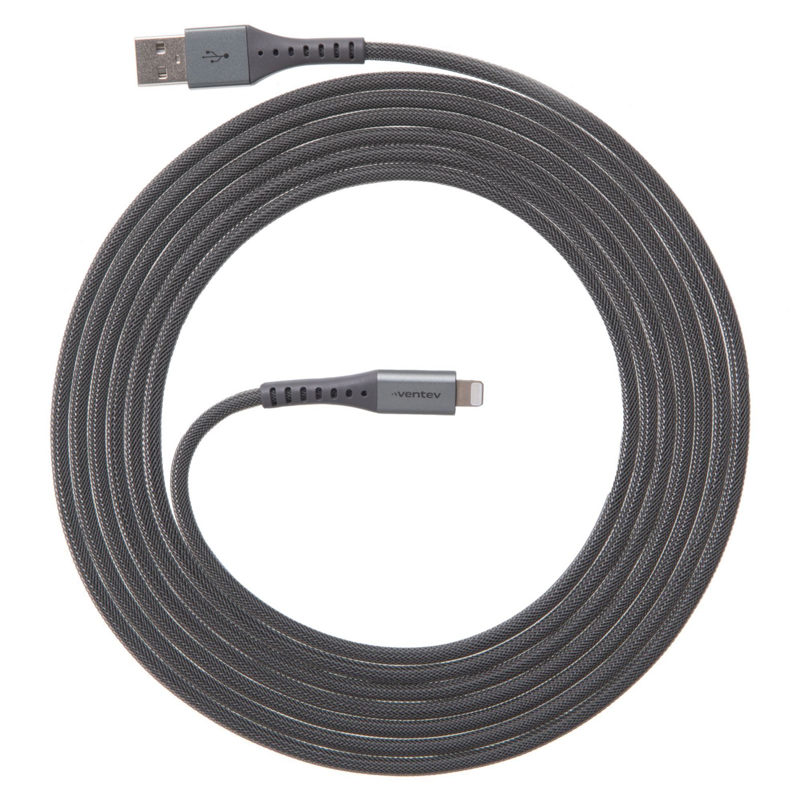 Ventev кабель USB A на Apple Lightning, 10 футов, сверхпрочный