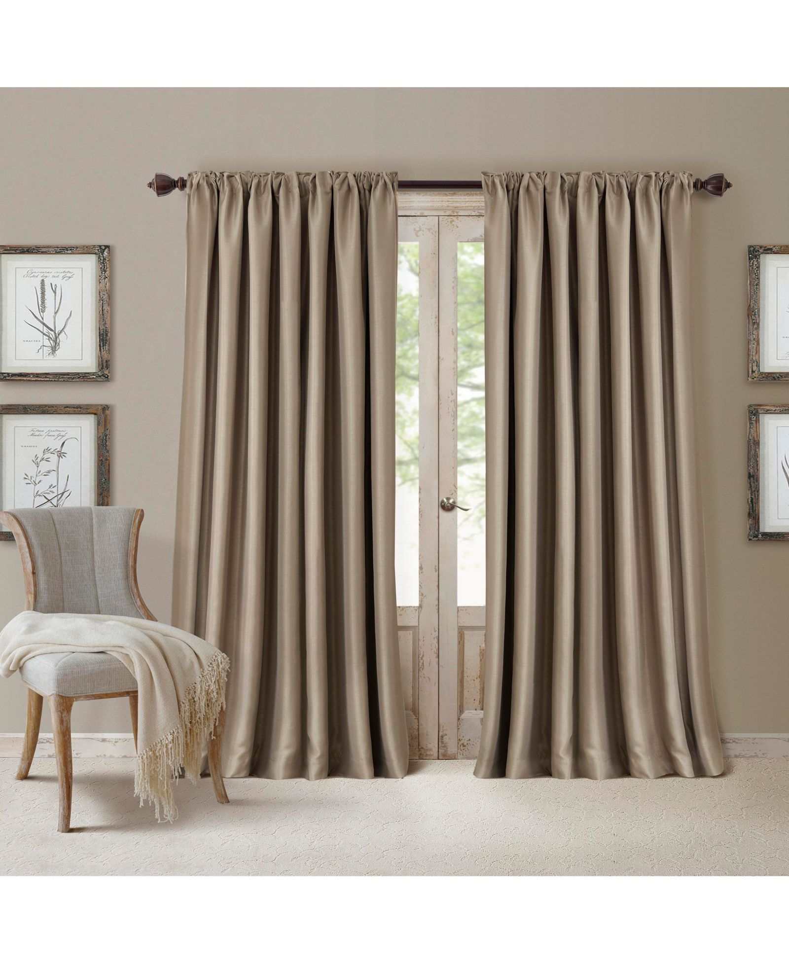 Elrene Home Fashions All Seasons Blackout Window Curtain