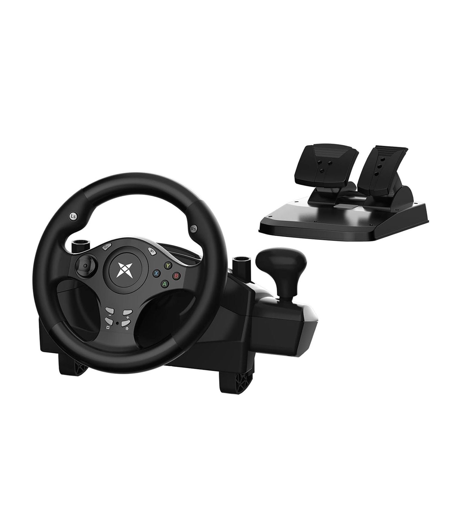 Nbcp 270° Wired Vibration Feedback Racing Wheel with Pedals for PC, PS4, Xbox, Switch