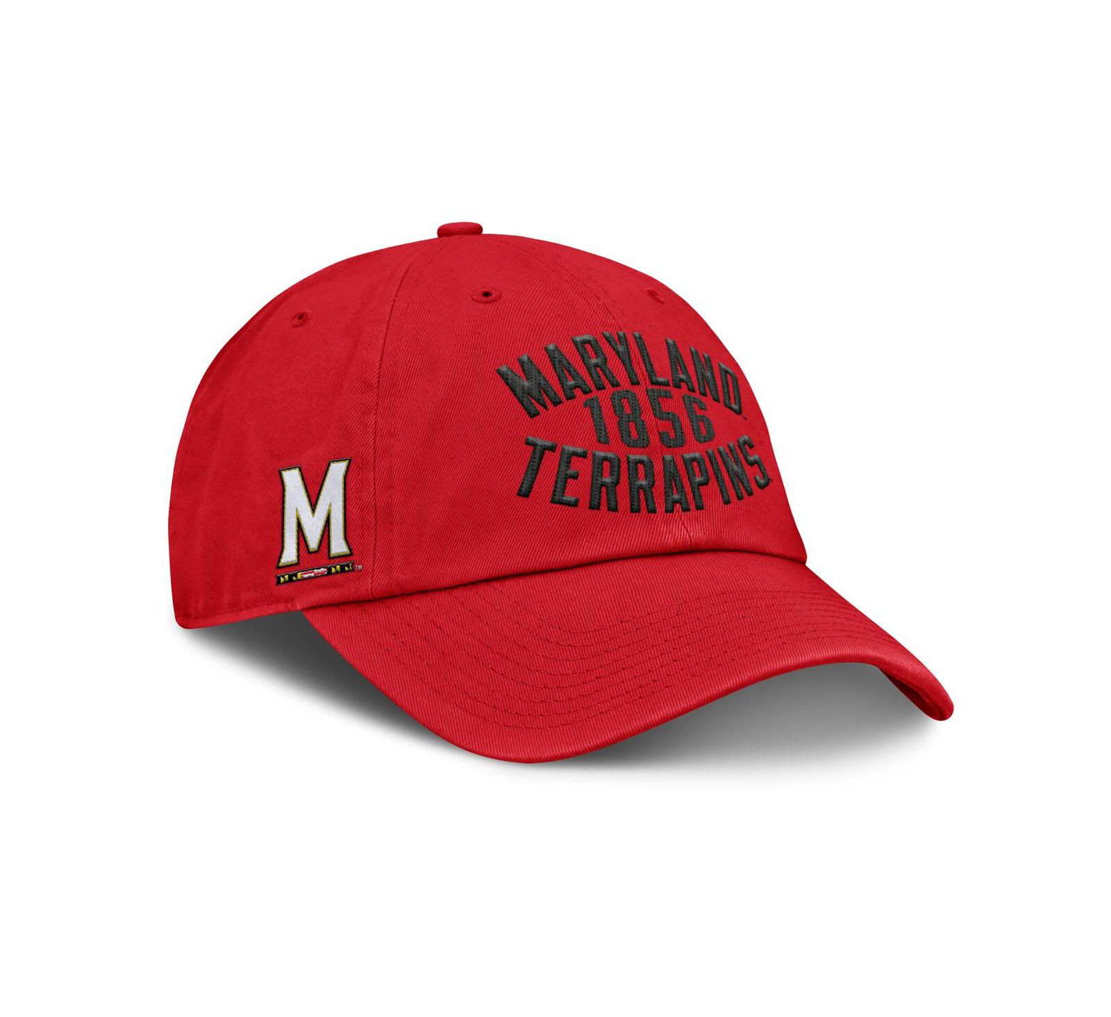 Fanatics Men's Red Maryland Terrapins Archer Adjustable Hat