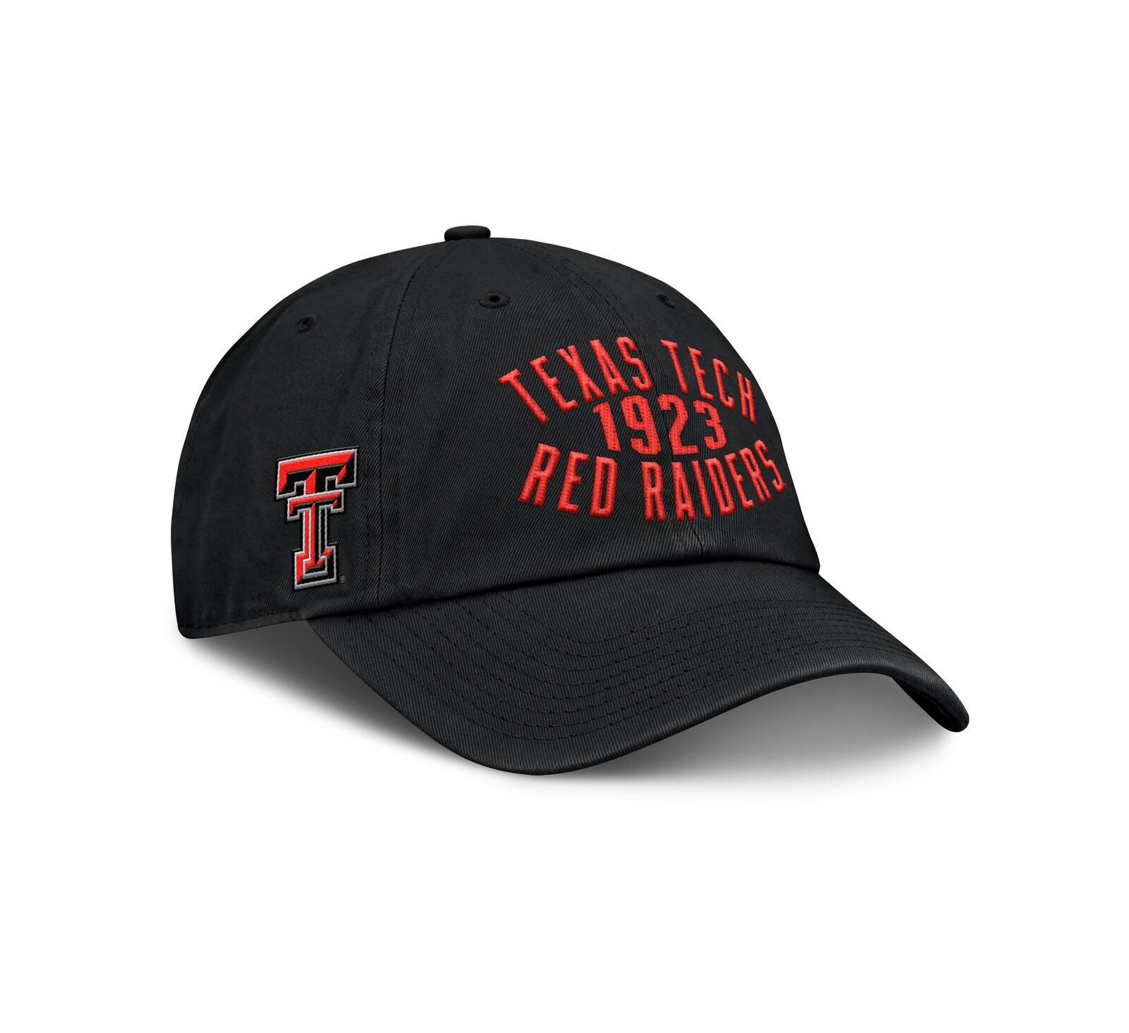 Fanatics Мужская регулируемая кепка Texas Tech Red Raiders Black