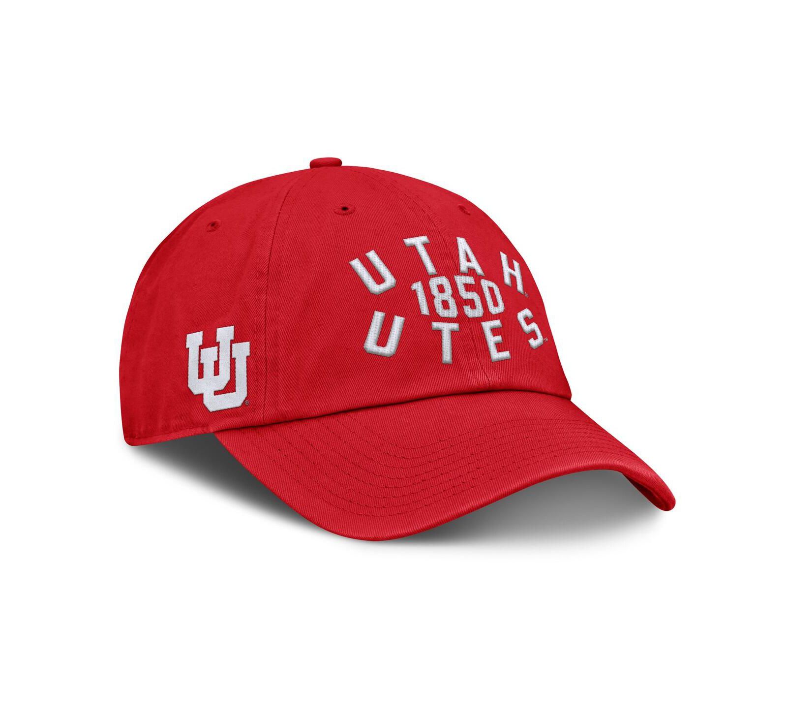Fanatics Men's Red Utah Utes Archer Adjustable Hat