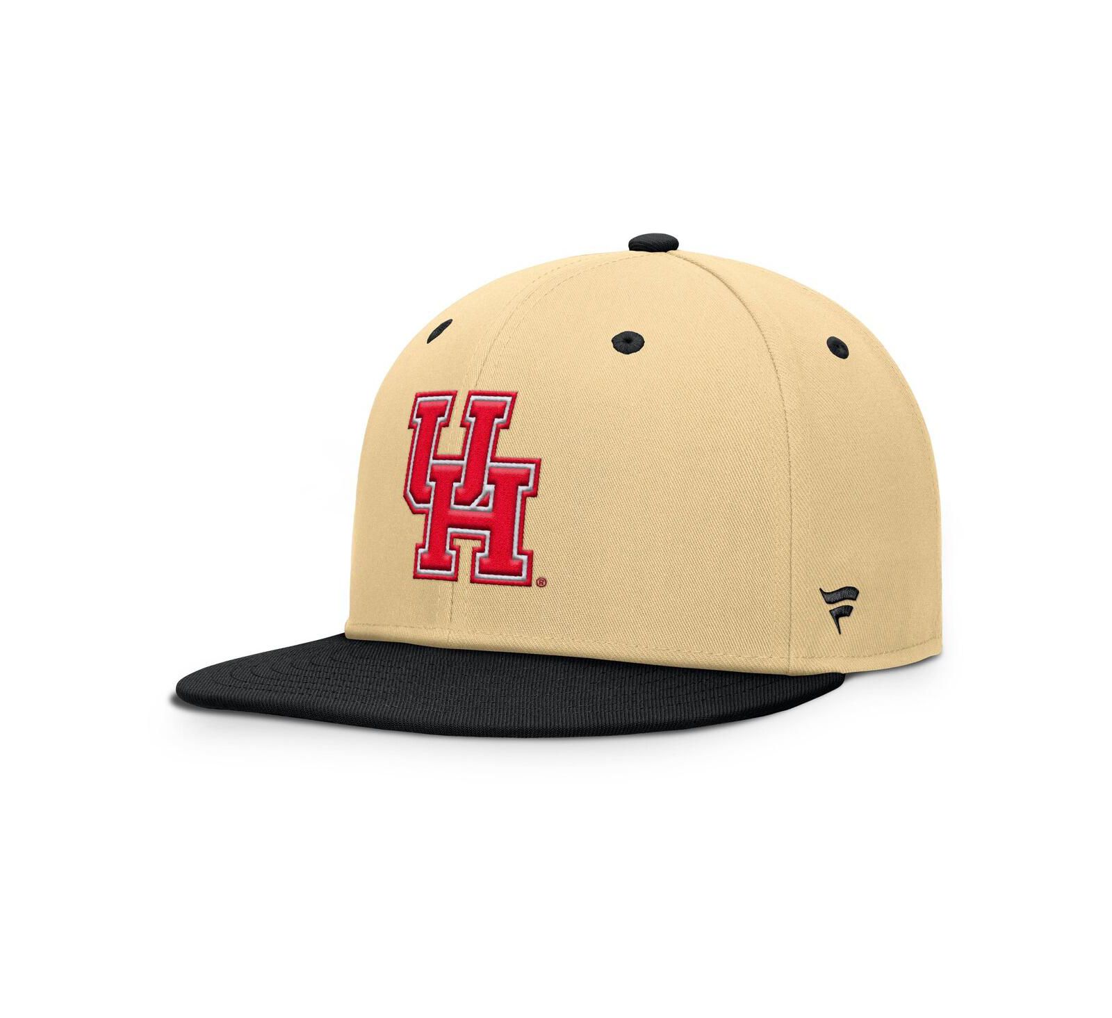 Fanatics Мужская кепка Houston Cougars Balance Fitted Gold/Black