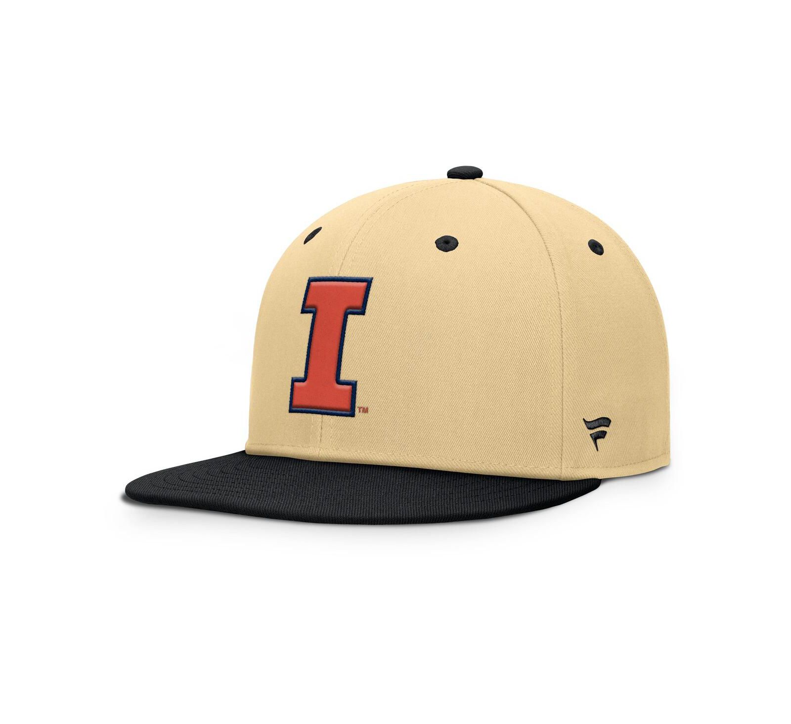 Мужская кепка Fanatics Illinois Fighting Illini Balance, золото/черный