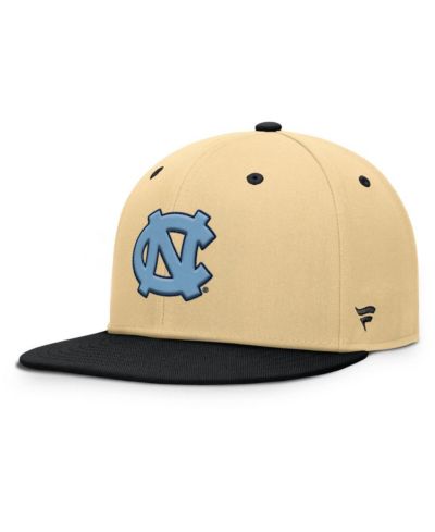Мужская кепка Fanatics Gold/Black North Carolina Tar Heels Balance Fitted