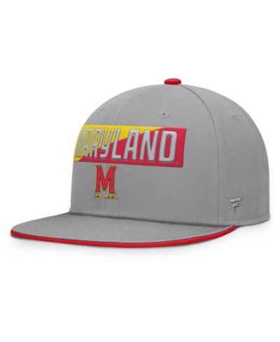 Мужская кепка Fanatics Gray Maryland Terrapins Duo Snapback Hat
