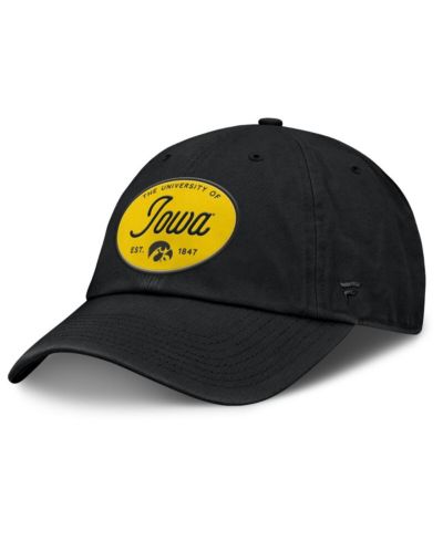 Женская регулируемая кепка Fanatics Black Iowa Hawkeyes Candid