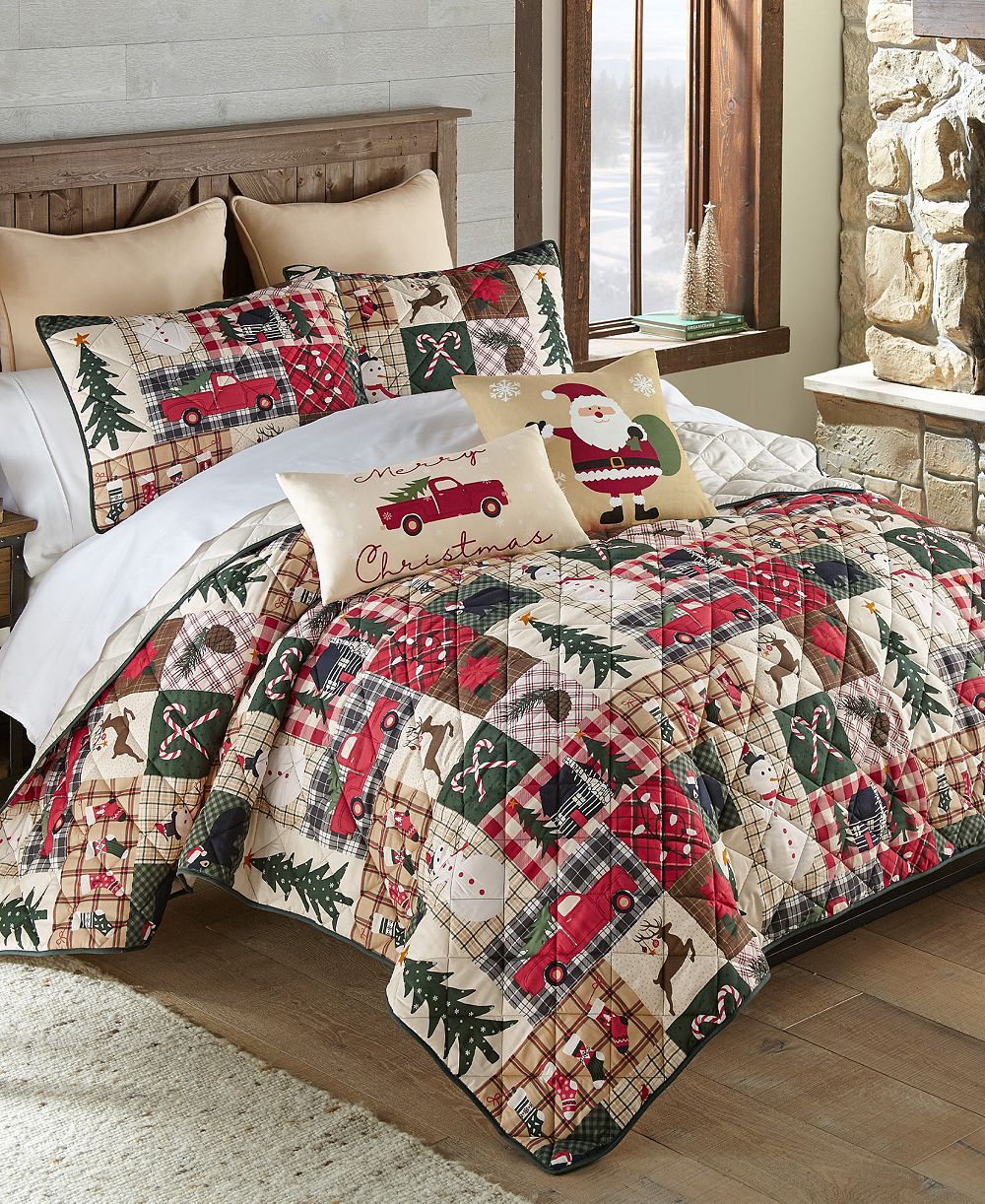 Your Lifestyle Holiday Dream Lightweight 3-Pc. Quilt Set, King