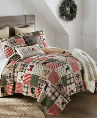 Your Lifestyle Holly Forest Patchwork 3-Pc. Quilt Set, Queen