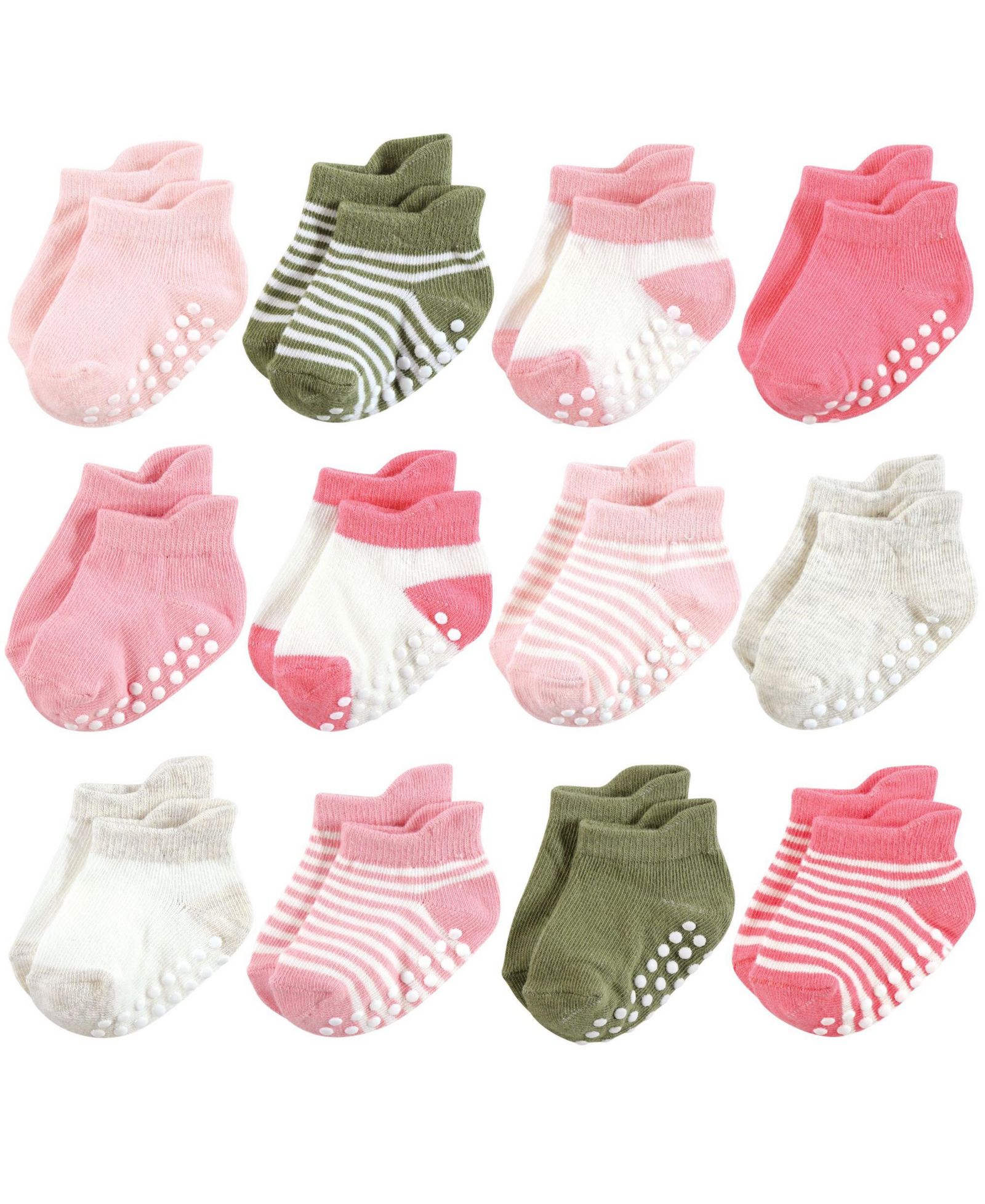 Детские носки Hudson Baby Girls Hudson Non-Skid No-Show