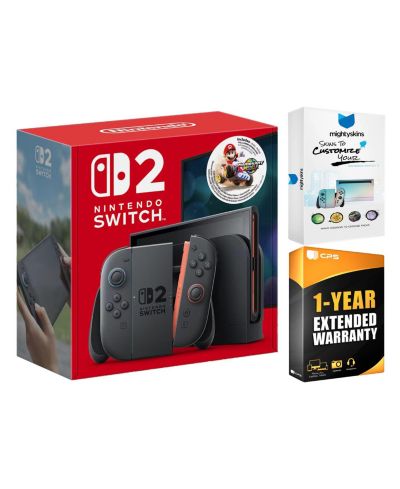 Nintendo Switch 2 Mario Kart Bundle | 7" | 64GB | Console