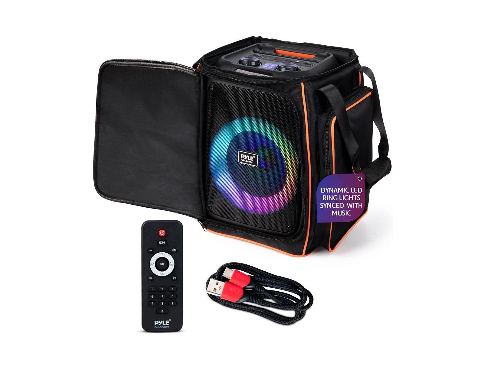 Pyle Portable Bluetooth Rechargeable Speaker