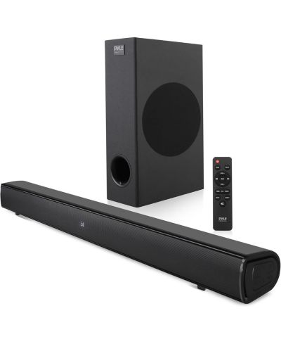 Саундбар Pyle Wave Base Bluetooth Tabletop с пультом, AUX, Optical, USB, HDMI (ARC) & Coaxial