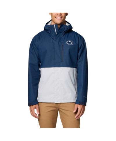 Мужская куртка Columbia Navy Penn State Nittany Lions Field Bound Omni-Tech Full-Zip