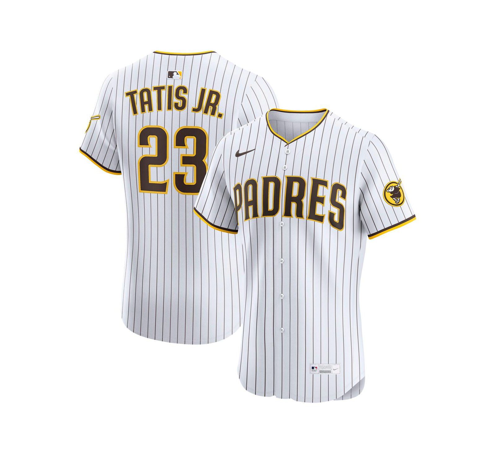 Nike Men's Fernando Tatis Jr. White San Diego Padres Home Elite Jersey