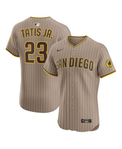 Мужское джерси Nike Fernando Tatis Jr. Sand San Diego Padres Alternate Elite